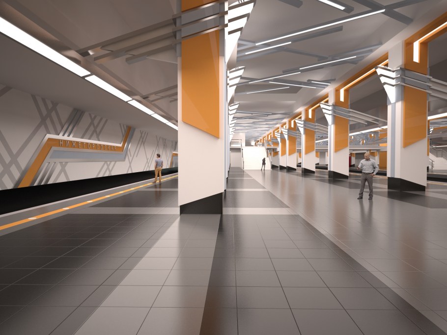 Проект станции улица Дмитриевского