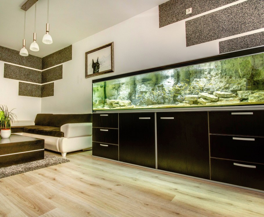 Кухонный фартук аквариум