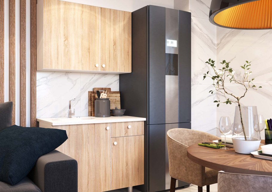 Кухня поинт 120 Горизонт сонома