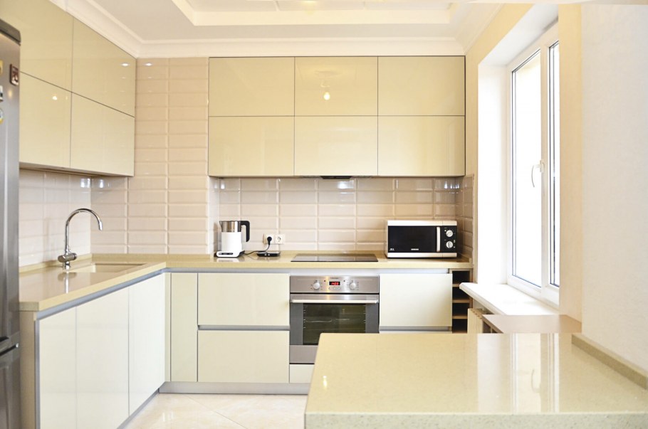 Кухня пластик мореный дуб