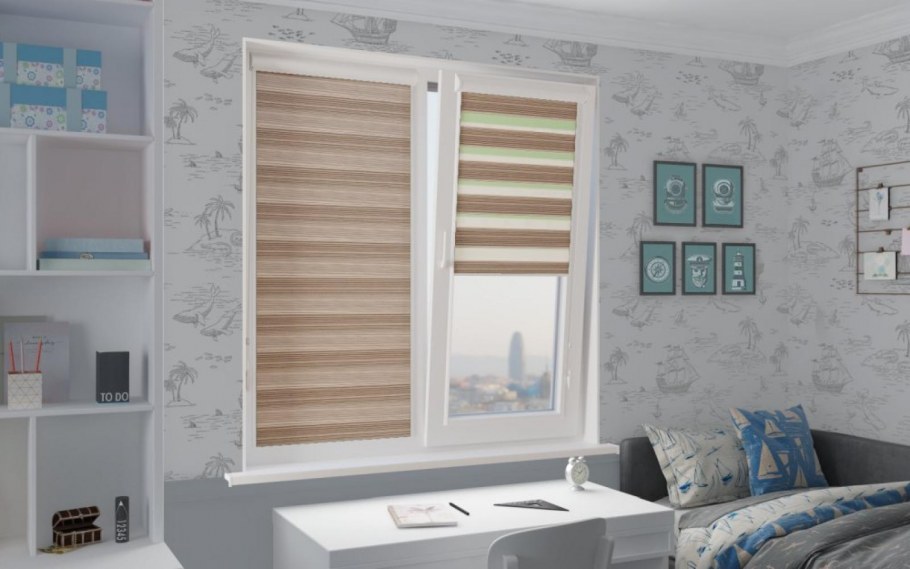 Рулонные шторы MGS Зебра