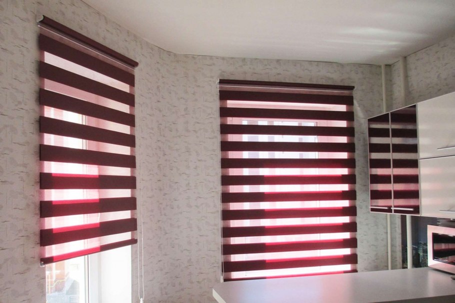 Рольшторы Зебра день ночь