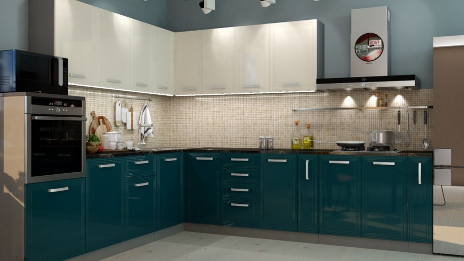 Кухня Виста океан глянец