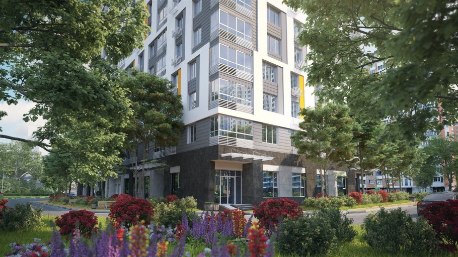 Митинская лайф Экопарк стройка