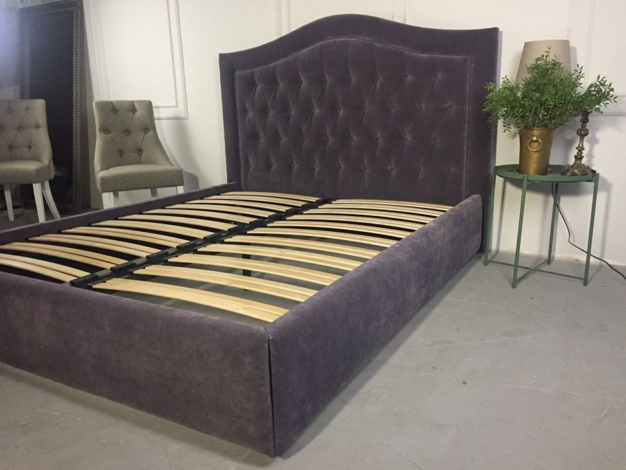 Кровать 1600х2000 с подъемным механизмом лазурит