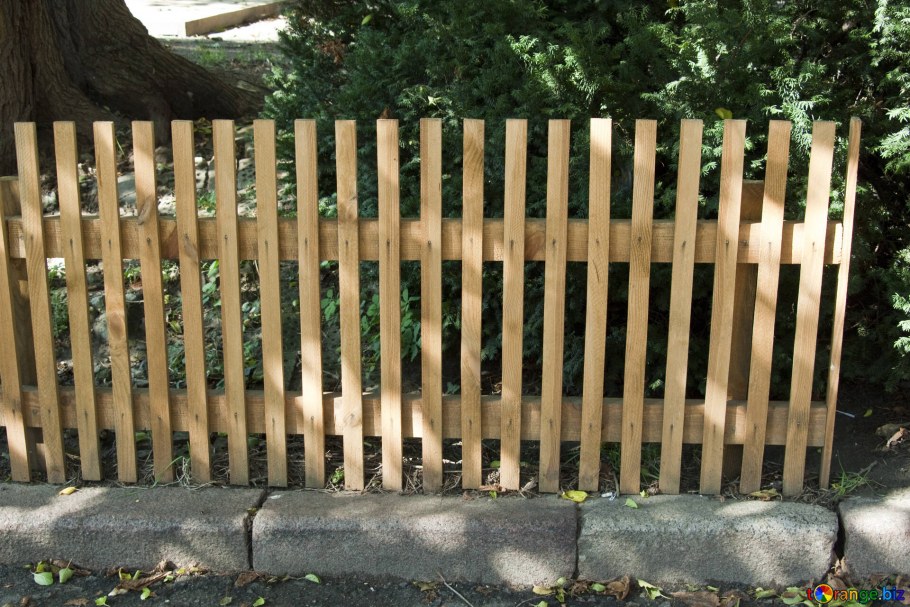 Забор из дерева