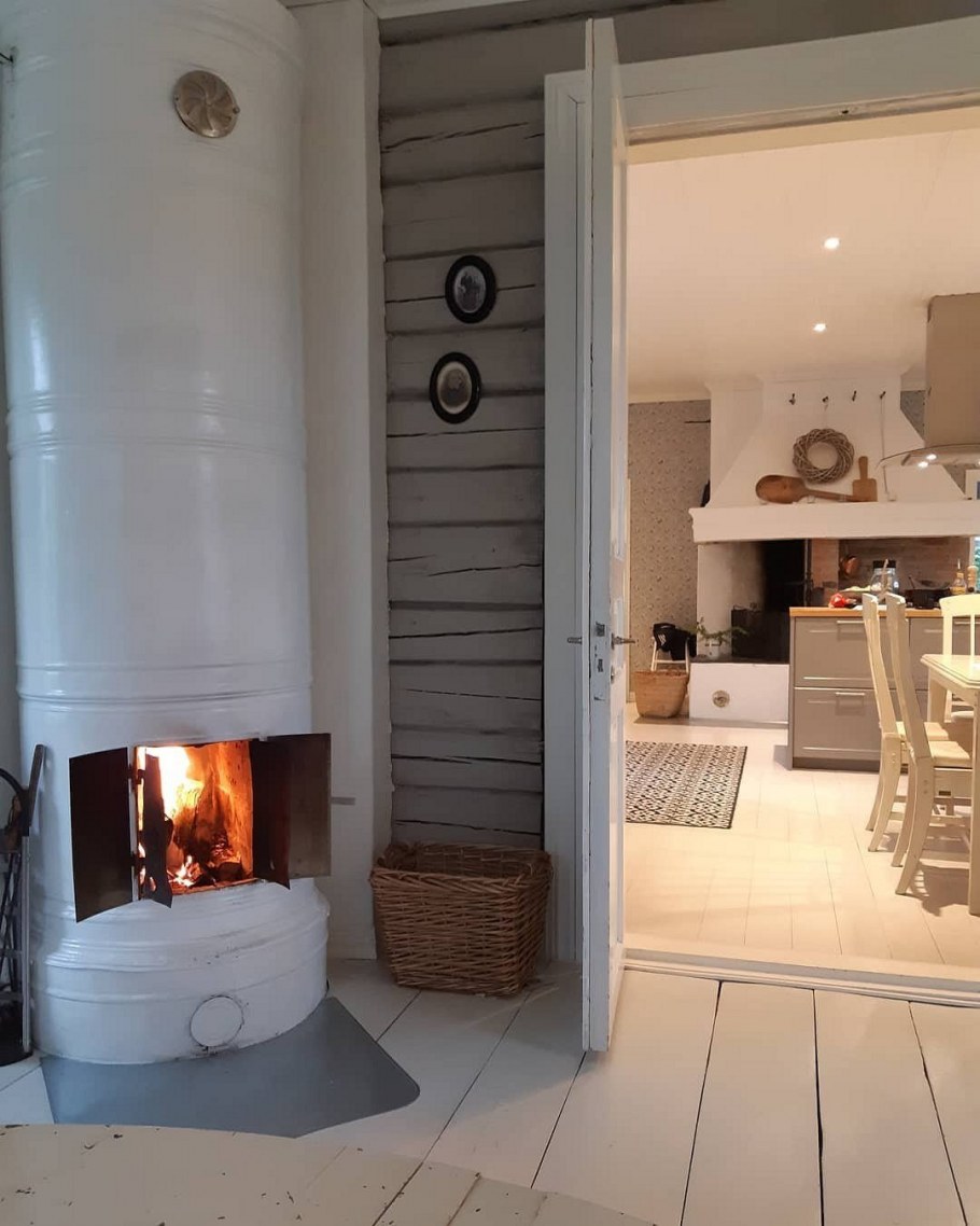 Печь в загородном доме