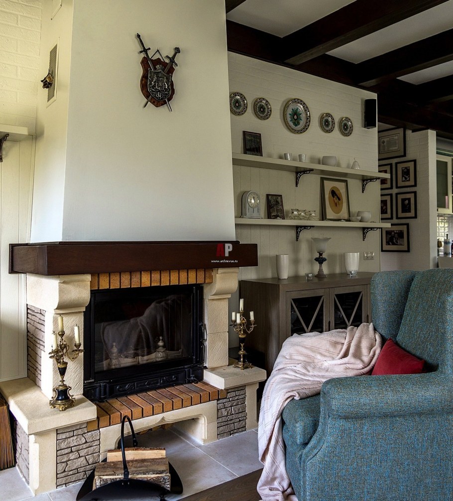 Русская печь в интерьере