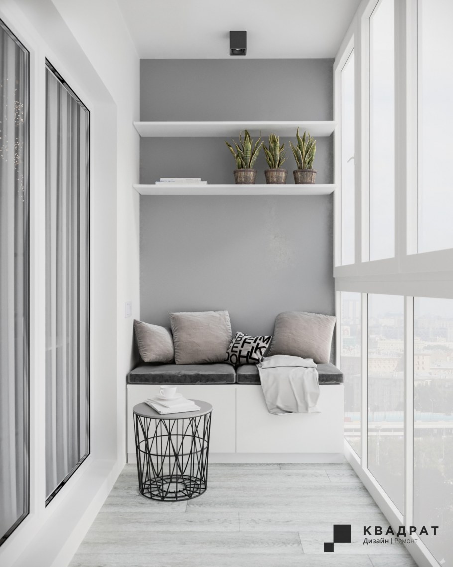 Лоджия в стиле Минимализм