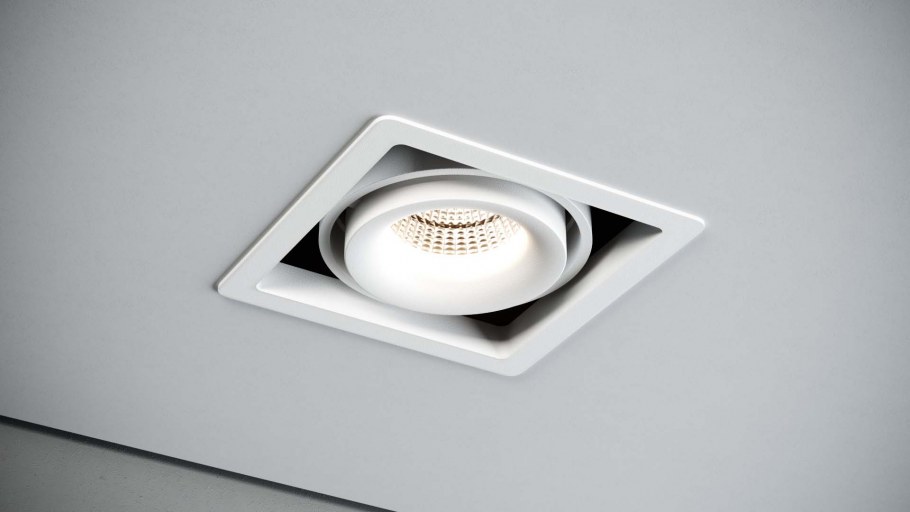 Светильник встраиваемый поворотный под лампу Quest Light Castle 2 LD White