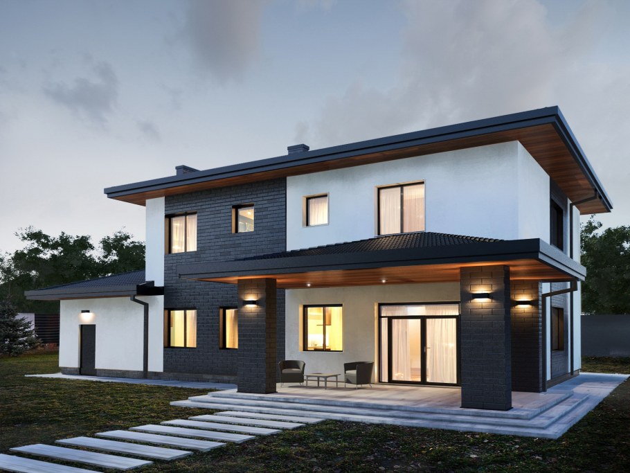 Вентилируемые фасады для коттеджей