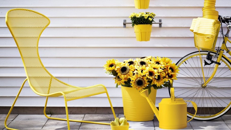 Желтая гамма на кухне