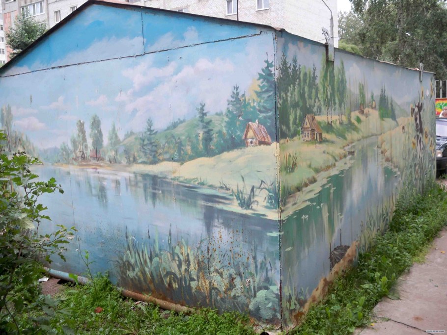 Картина в гараж