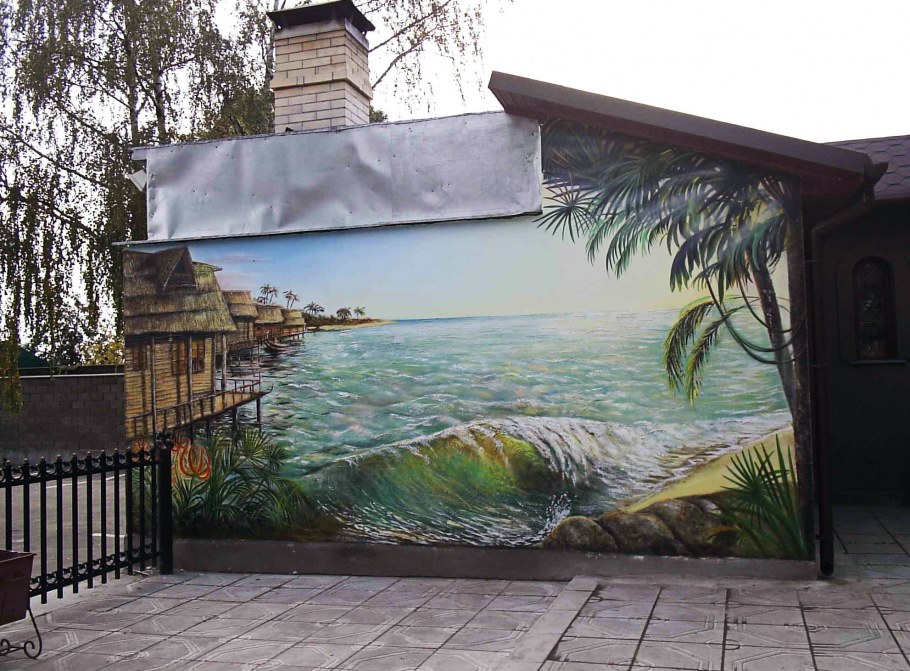 Живопись на стенах и заборах