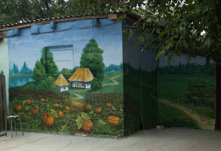 Роспись сарая