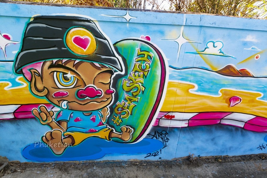 Граффити в Тайланде