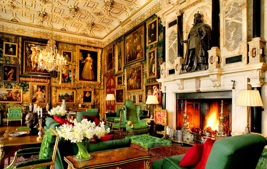 Дворец Бленхейм интерьер