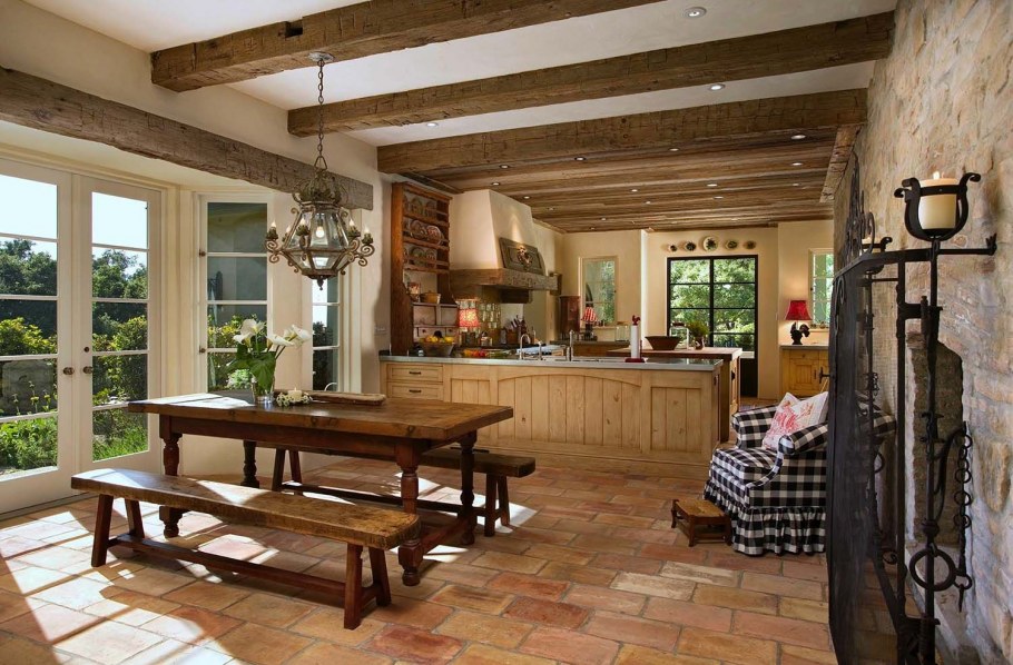 Кантри рустик в интерьере