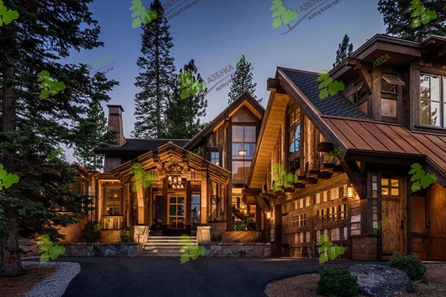 Рустикальный стиль фасад