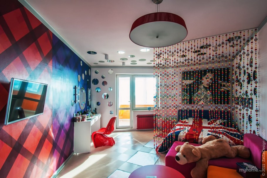 Спальня в стиле поп арт