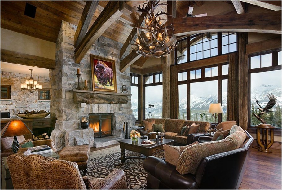 Рустикальный стиль в интерьере