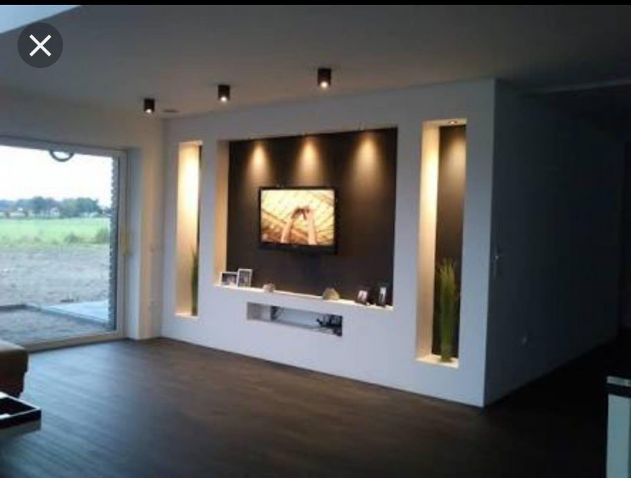 Ниши в интерьере гостиной