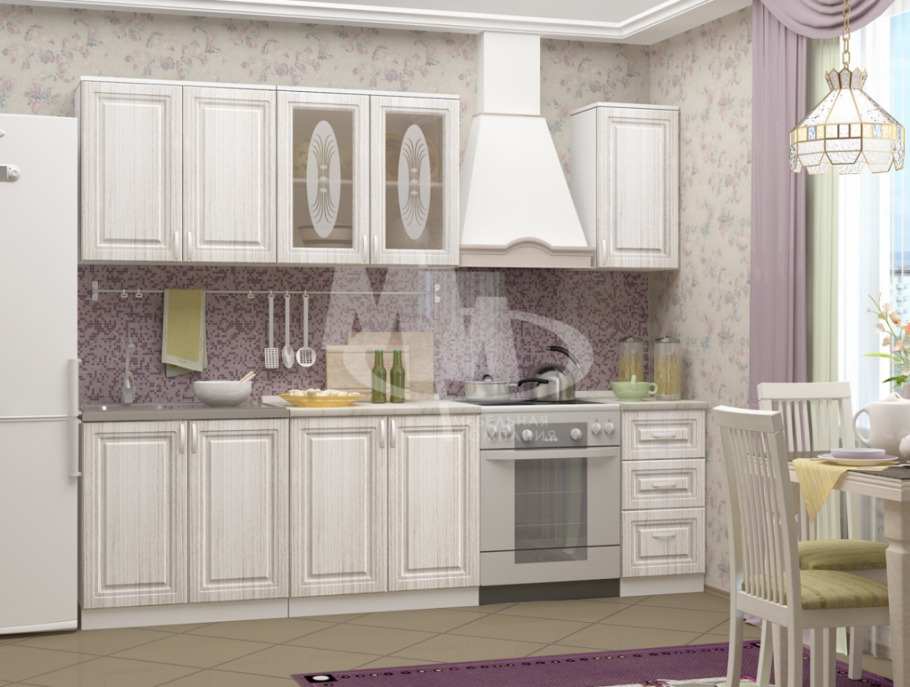 Кухня Настя МДФ 2,0 (трюфель)