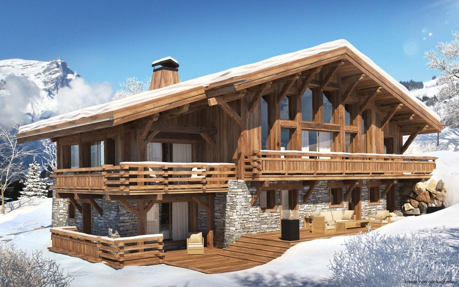 Зимний домик Шале Межев