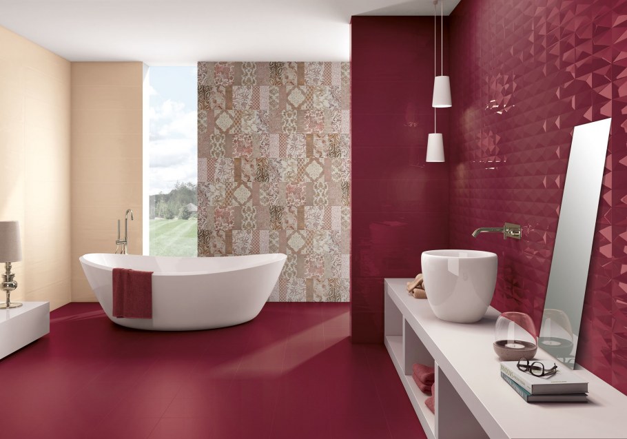 Ceramica Classic Страйпс бордо