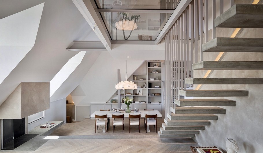 Антресольный этаж в студии 20 кв.м