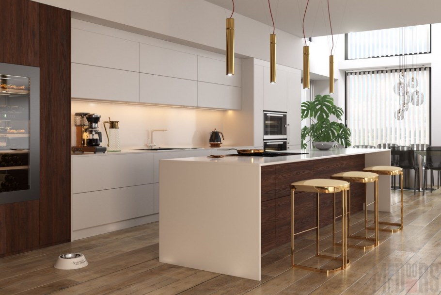 Мистер Дорс кухни Модерн