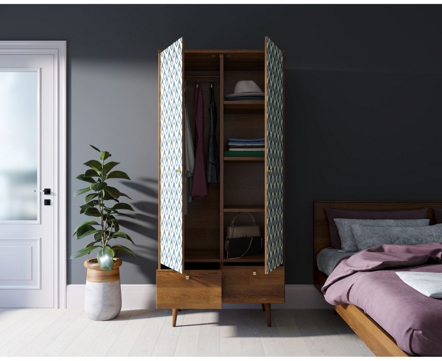 Шкаф платяной Berber принт 18