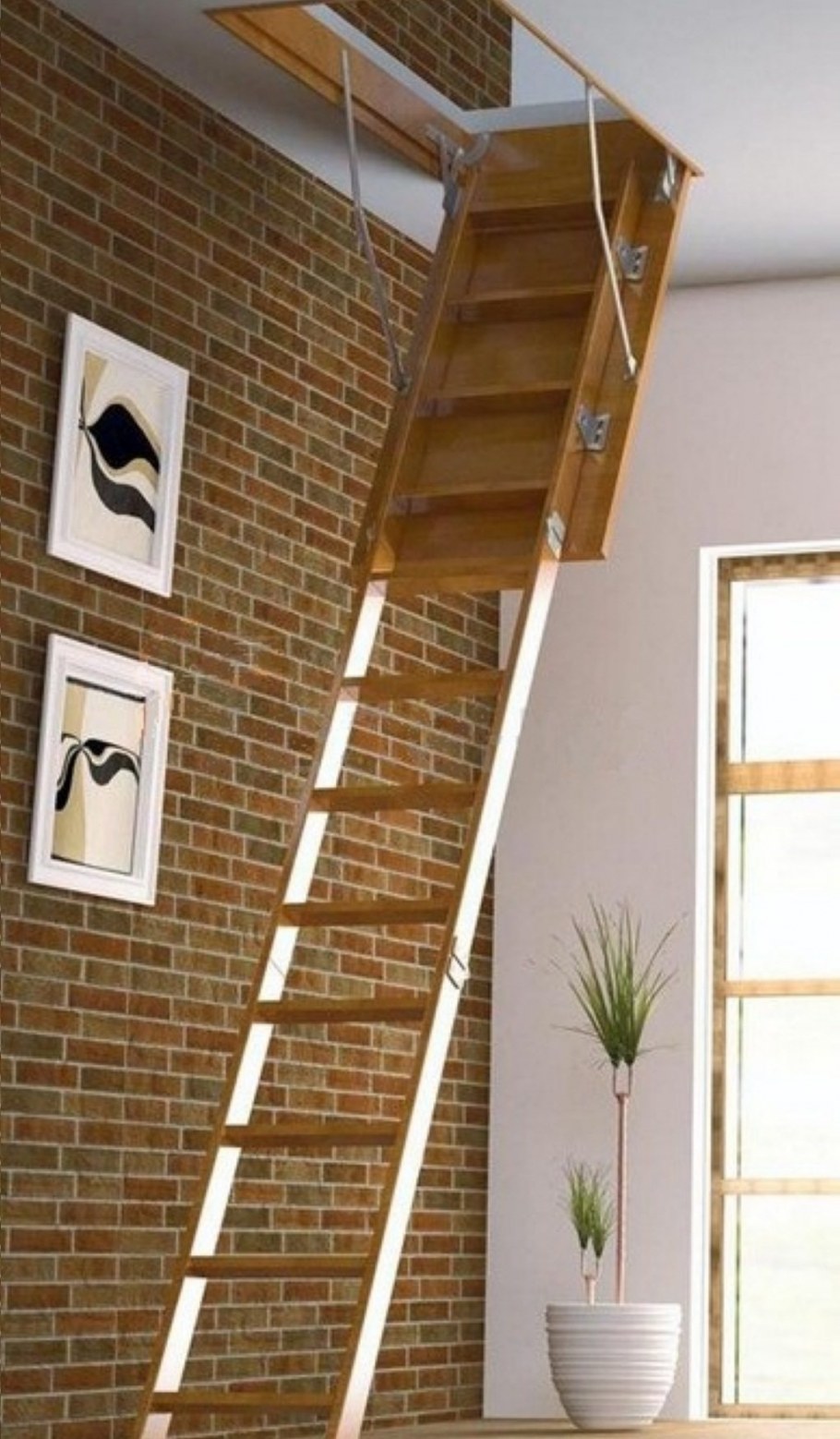 Деревянная чердачная лестница чл-11