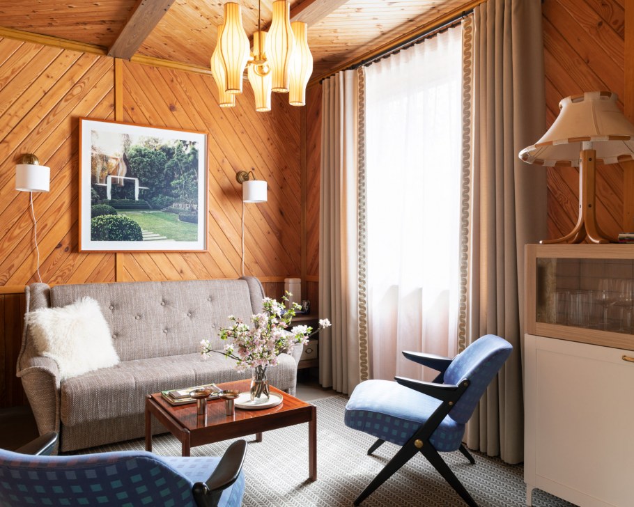 Деревянная дача интерьер