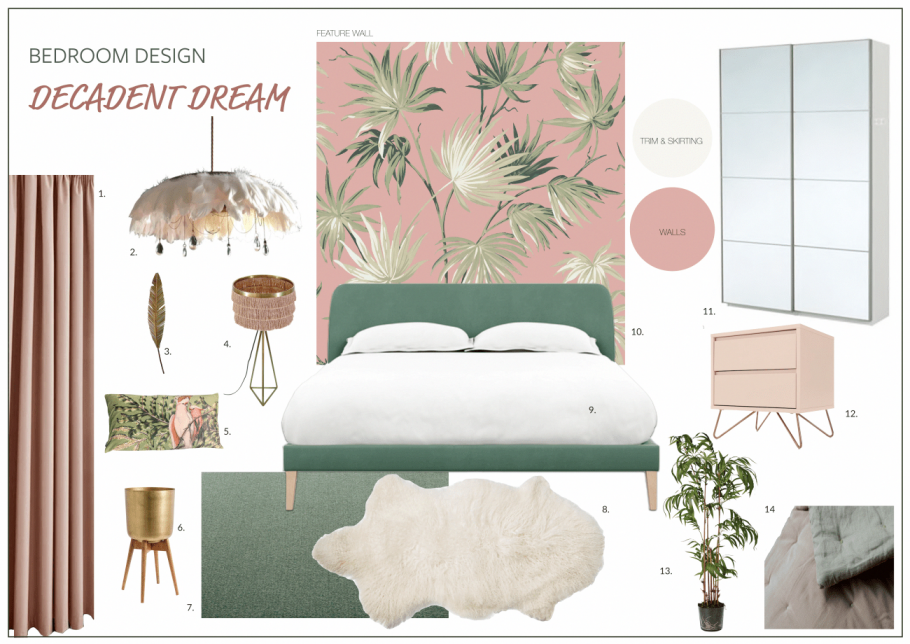 Спальня Прованс коллаж