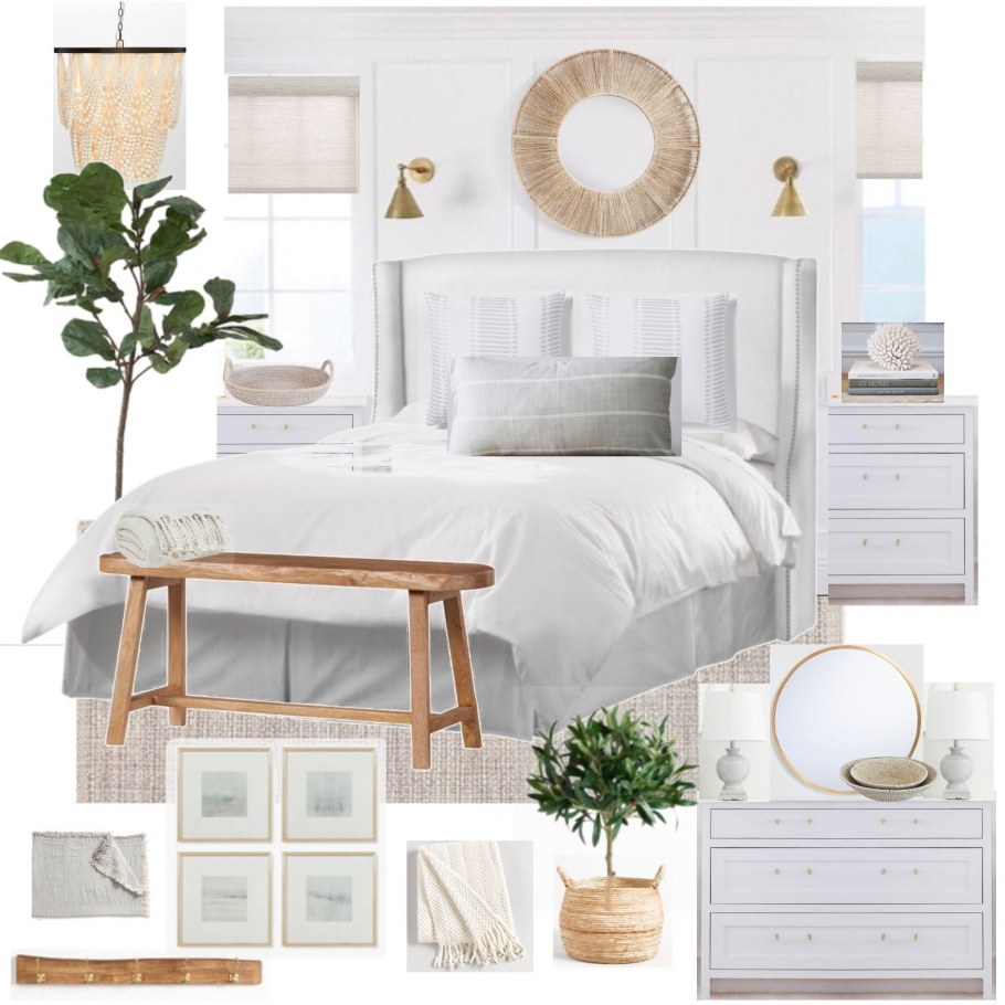 Мудборд спальни