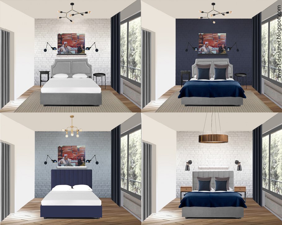 Коллаж спальни в фотошопе