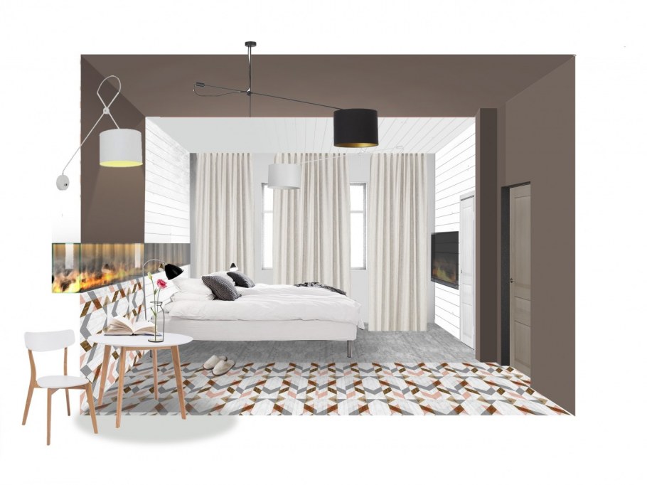 Коллаж предметов интерьера