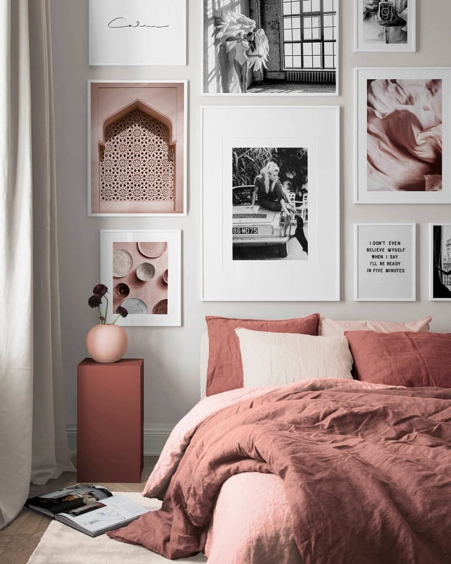 Коллаж спальня современная