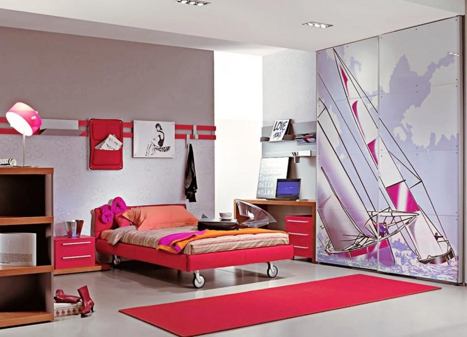 Шкаф в комнату подростка