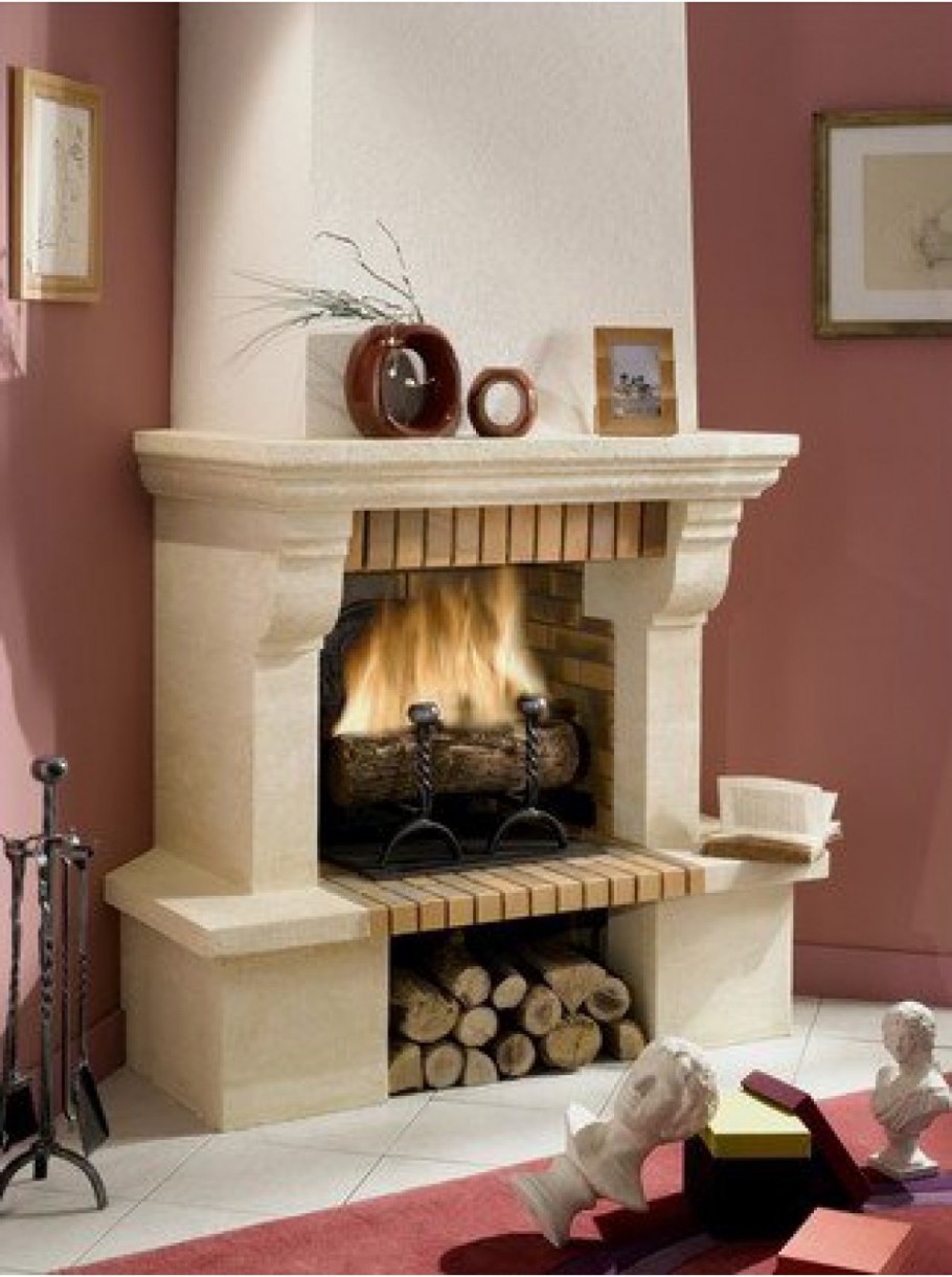 Угловой камин Chazelles solo cs38