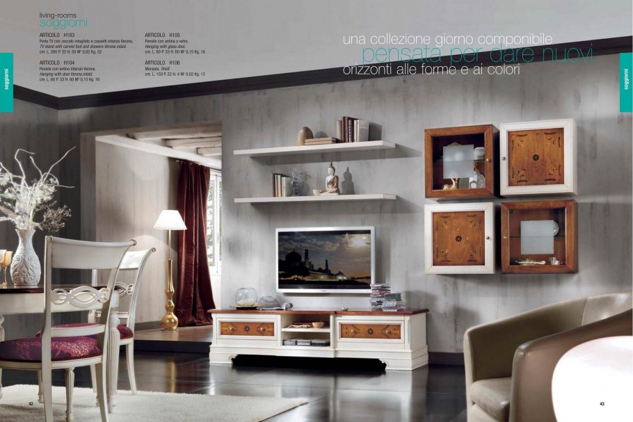 Гостиная 18 кв м в стиле Неоклассика