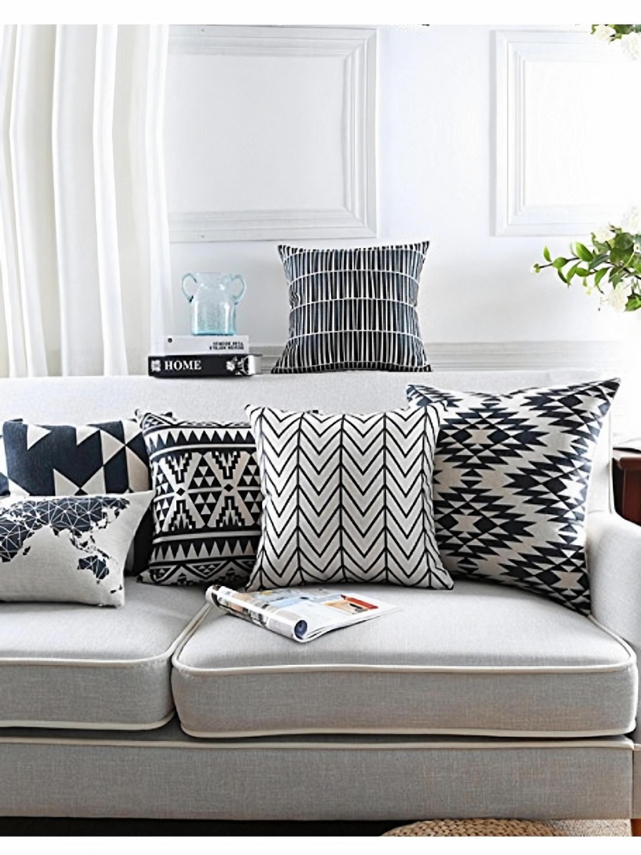 Декоративные подушки в скандинавском стиле