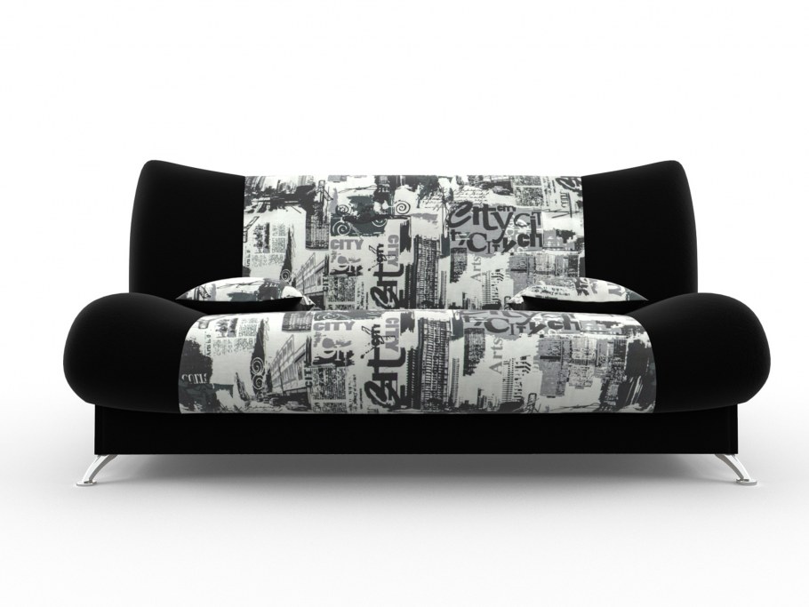 Диван для черно белой комнаты