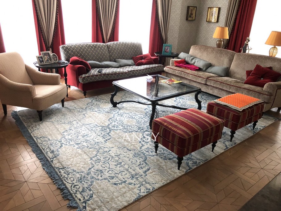 Персидский ковер в современном интерьере