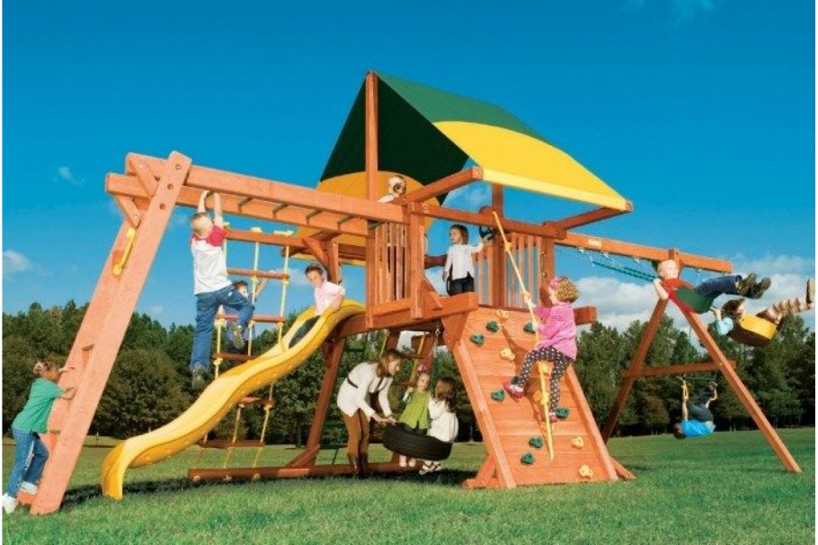 Спортивно-игровой комплекс Woodplay Playhouse Redwood