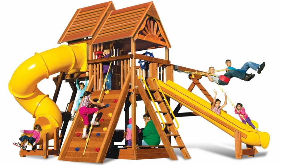 Спортивно-игровой комплекс Rainbow Play Systems Sunshine Double Whammy