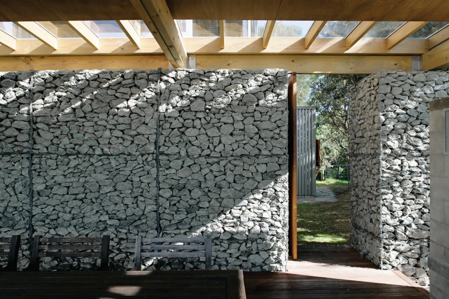 Габионы навес