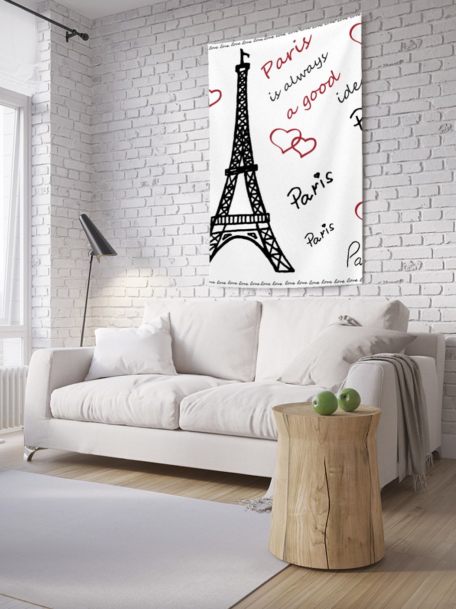 Декор стен в стиле Парижа