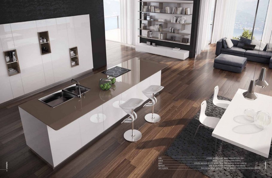 Гостиная с островом